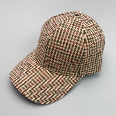 Retro Mode Britse Stijl Visgraat Mannen Vrouwen Baseballpetten Katoen Ademend Streetwear Klassiek Casual Sport Unisex Petten 54-60cm brown