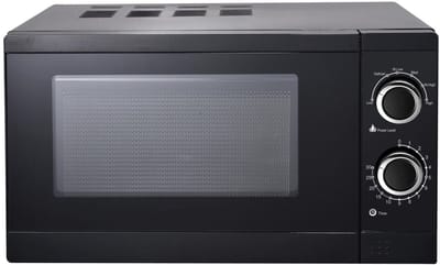 Hausberg HB-8005NG Magnetron 700 W Zwart | 20 L Compacte Solo-Microwave Met 6 Vermogensstanden & Ontdooifunctie