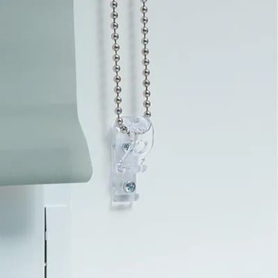 Transparante veiligheidshaak rolgordijnen child safety 2stuks