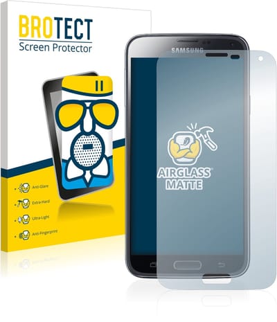 BROTECT - Screenprotector voor Samsung Galaxy S5 - Folie Beschermfolie Beschermglas matte