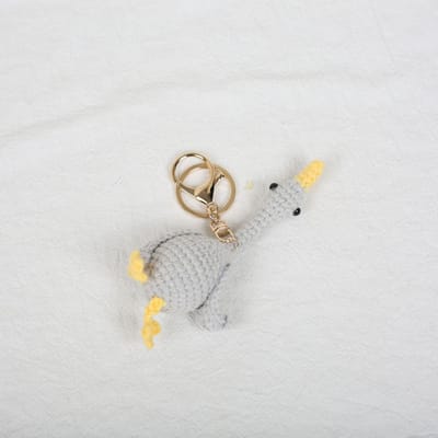 Grappige Ganzen Haak Sleutelhangers Voor Koppel Cadeau Grijze Gans Pop Sleutelhangers Schattige Witte Gans Sleutelhanger Aangepaste Accessoires gray