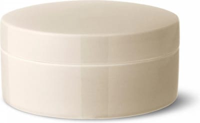 Anne Black - Contain Jar Low - Voorraadpot - 16x8cm - Cream - Porselein