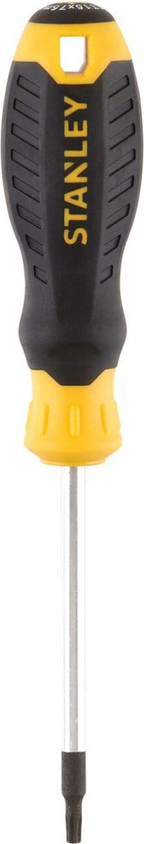 Stanley - Cushiongrip Schroevendraaier Torx TT15 x 75mm - Schroevendraaier - Schroevendraaiers en Boren - 1 Stuk(s)