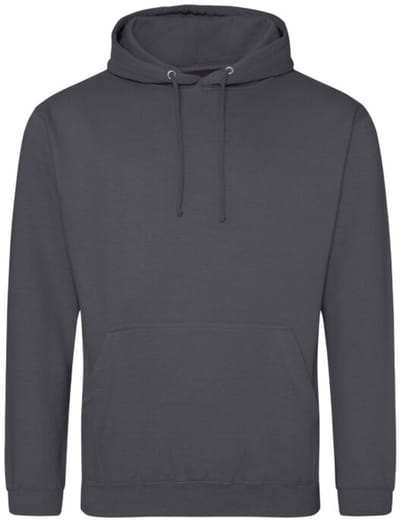 Just Hoods College Hoodie JH001 - SHARK GREY - 3XL
