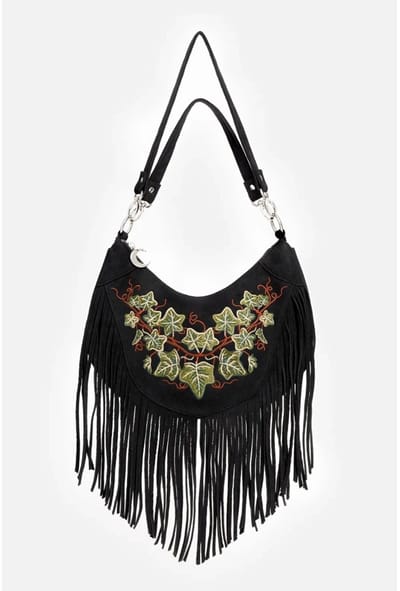 Restyle - Tangled Vines Schoudertas - Zwart