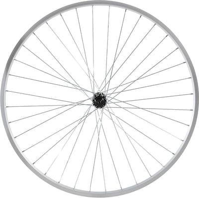 28 inch Mountainbike Voorwiel Zilver Aluminium Geschikt voor V-brakes