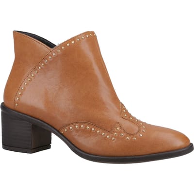 Hush Puppies Waverly Leren Dames Laarzen In Het Bruin