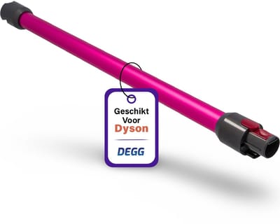 DEGG® - Zuigbuis Geschikt voor Dyson - Steel, Stang, Telescoopbuis - Roze - Voor V7, V8, V10, V11 en V15 - Topkwaliteit