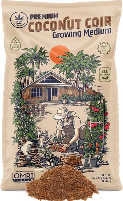 Kokos Groeimedium - Plantenvezels Substraat - Planten Kweken - Natuurlijk Ademend Medium - 69 x 45 x 12 cm