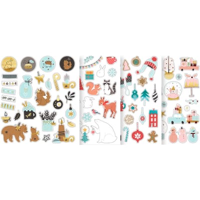 Glitter Stickerset "Winter"