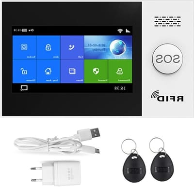 Smart Alarmsysteem - Beveiligingskit - Thuisbeveiliging - Touchscreenpaneel - 160x98x19 mm - WIFI 4G A