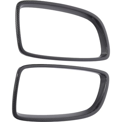 Paire de Cache d'Insertion de Grille Avant Cadre Décoration Fibre de Carbone Remplacement pour M3 F80 M4 F82