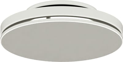 Econox Plafondrooster staal met ronde uitblaas â€“ 125 mm â€“ RAL 9010