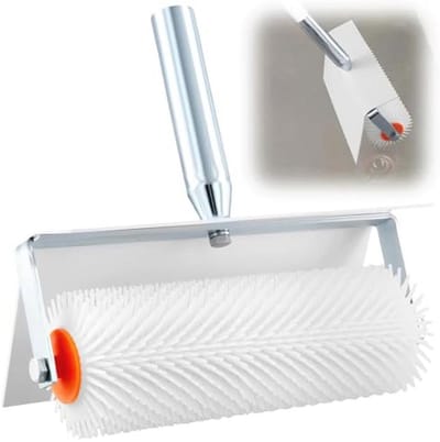 Ontluchtingsroller voor Egalisatiemassa - 23 cm Stekellengte 20 mm - Professionele Spatbescherming voor Vloerbedekkingen