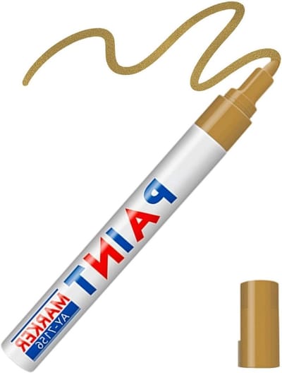 Gouden Marker Pen - Olie Gebaseerde Pen - DIY Ambachten - UV-bestendige Inkt - 15 cm - Goud