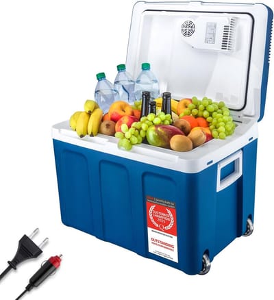 Elektrische Koelbox 45L met 12V en 230V Aansluiting voor Auto en Netstroom - Koelen en Verwarmen