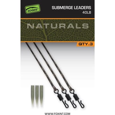 draaibaar Fox Submerged Leaders 40lb (x3)