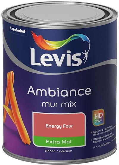 Levis - Ambiance Mur Extra Mat Mix - Energy Four - Mengverf - 1 L