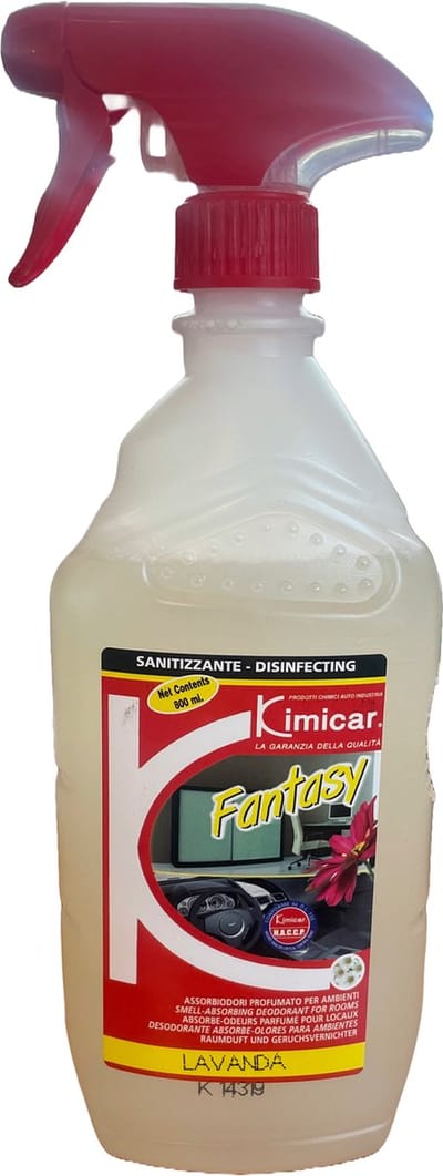 KIMICAR FANTASY | Lavendel | Auto luchtverfrisser | Spray | Autoparfum | 800ml