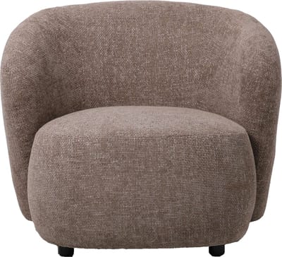 PTMD - Fauteuil Aphrodite - Taupe - 89x85x70cm