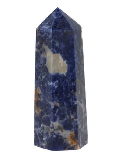 Sodaliet edelsteen punt 7-8 cm