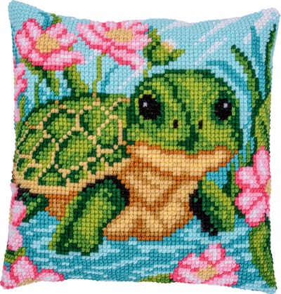 Vervaco - Kruissteekkussen kit Schildpadje - PN-0228632