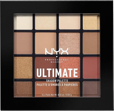 NYX Professional Makeup Ultimate Shadow Palette - Warm Neutrals - Oogschaduw Palet - 13,3 gr