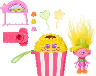 Poppetje met 10 Carnaval Accessoires en Speelset