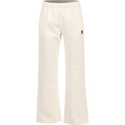 Nike Court Polyknit High Rise Trainingsbroek Dames-Crème