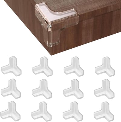 Allecto Plus - Hoek- en randbescherming (12 of 24 stuks) | Kinderbeveiliging | BPA-vrij | Sterke grip | Eenvoudig te gebruiken | Meubelbescherming | Baby- en kinderveiligheid | Type 3