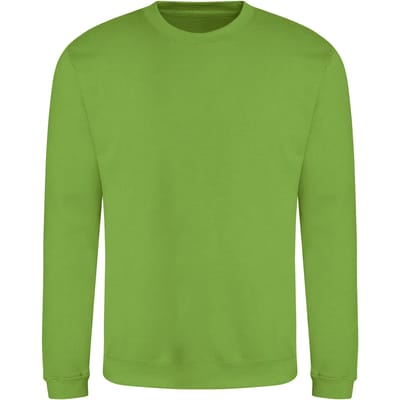 Just Hoods - AWDis Sweat - Lime Green maat S