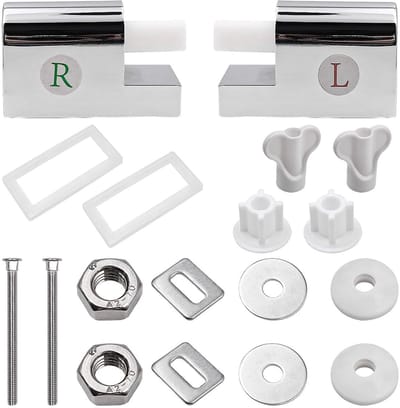 Dailygoods- Toiletdeksel Scharnieren Softclose - Vervangingsonderdelen - Universeel - Antidrop - ABS - Eenvoudige installatie - Toiletzitting