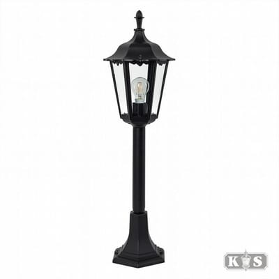 Ks verlichting - 240v terraslamp ancona 2 zwart