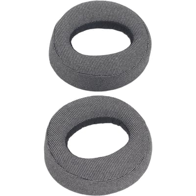 Coussinets d'oreille pour casque sans fil PS5 Pulse 3D Lin respirant Isolation du bruit Mousse à mémoire de forme black