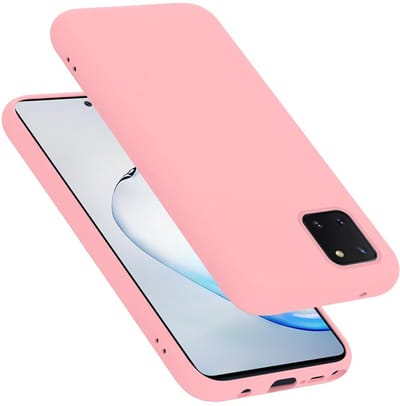 Cadorabo Hoesje geschikt voor Samsung Galaxy A81 / NOTE 10 LITE / M60s in LIQUID ROZE - Beschermhoes gemaakt van flexibel TPU silicone Case Cover