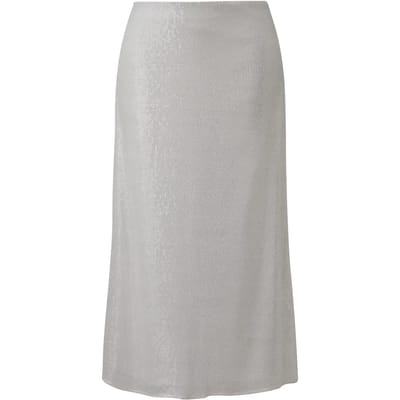 Lange jurk bedekt met glitters dames COMMA