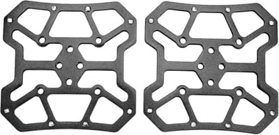 1 Pair Wide Platform Pedals voor Mountain Bikes - Aluminium Click Pedal Adapters - Zelfrem Disc Pedalen voor SPD en KEO Road Bike Systemen - SPD Mountain Bike Systemen