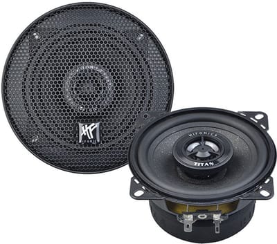 HiFonics TRX42 - Autospeaker - 10cm - 2 weg coaxiale set - 60 Watt RMS - Goedkope luidsprekers - 100mm