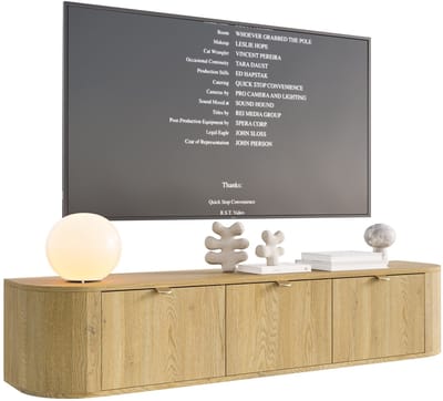Selsey Coru – TV-meubel hangend met 3 kleppen - 175cm