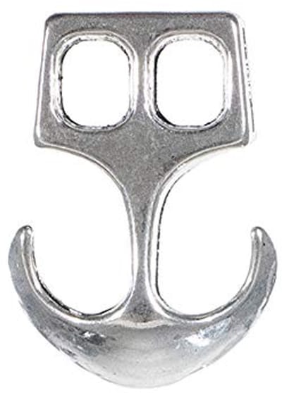 Two Hole Clasps in Silver and Bronze – Hook & Anchor Design – 2, 5, 10, 25 Pack Sizes