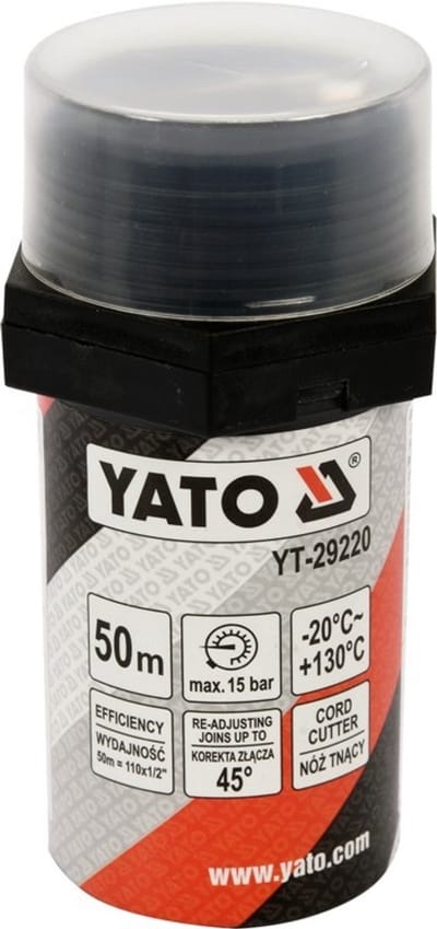 Yato - Serie - Draadafdichtingskoord - 50m - Voor Staal - Tot 15 bar