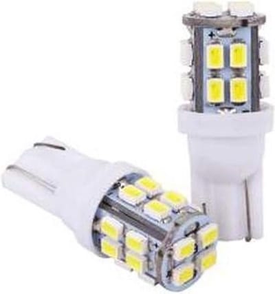 T10 - 24 volt - 3528 - 10 smd - Wit
