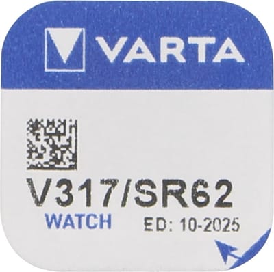 Varta SR516 SW/SR62 SW/V317 1BL Zilver-oxide (S) knoopcel batterij