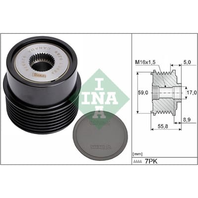 Schaeffler Ina Generator vrijloop INA 535 0354 10