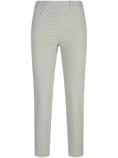 Enkellange broek Van Peter Hahn groen