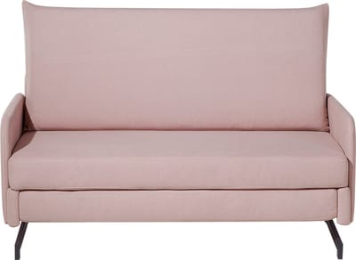 BELFAST - Slaapbank - Roze - Polyester