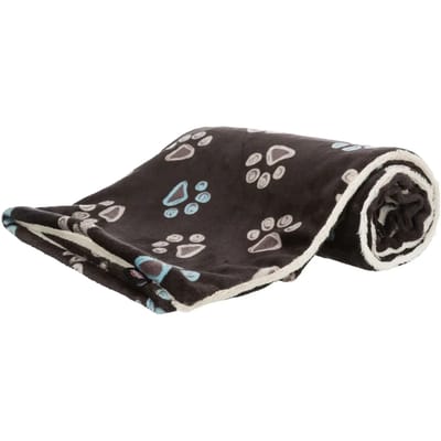 Trixie Jimmy blanket soft plush 150 × 100 cm taupe/beige