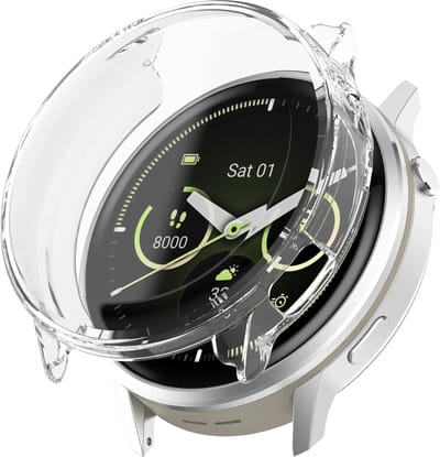 Strap-it TPU Case geschikt voor Garmin Venu 4 (45mm) - Optimale bescherming - Bescherming tegen krassen & stoten - Beschermhoesje (Transparant)