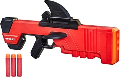NERF Roblox MM2 Shark Seeker Blaster Zonder Digitale Code Inclusief 3 Mega Darts