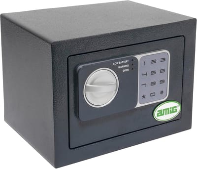Veiligheidsbox van staal - compact en gecamoufleerd voor thuis of kantoor, perfect voor geld en sieraden
